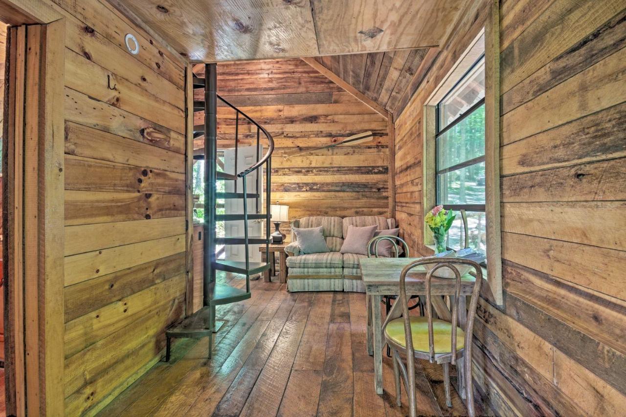 Creekside Cabin With Deck In Pisgah Forest! Barnardsville エクステリア 写真